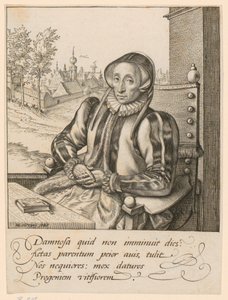 Portrett av Anna Fullings av Hendrick Goltzius