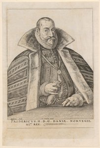 Portrett av Frederik II, konge av Danmark og Norge av Hendrick Goltzius