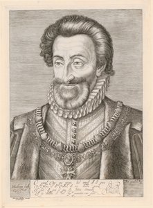 Portrett av Henrik IV, konge av Frankrike av Hendrick Goltzius
