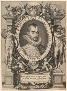 Portrett av Josephus Justus Scaliger av Hendrick Goltzius