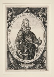 Portrett av Jacques de la Faille av Hendrick Goltzius