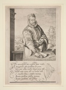 Portrett av Philip Galle av Hendrick Goltzius