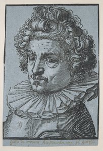 Portrett av Gillis van Breen av Hendrick Goltzius