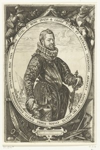 Portrett av Jacques de la Faille av Hendrick Goltzius
