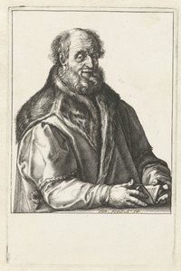 Portrett av Jan van Suren av Hendrick Goltzius