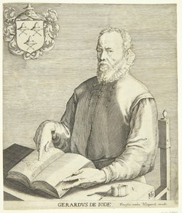 Portrett av Gerard de Jode av Hendrick Goltzius