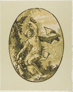 Proserpine, plate fem fra Demogorgon and the Deities av Hendrick Goltzius