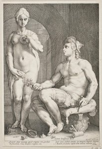 Pygmalion og Galatea av Hendrick Goltzius