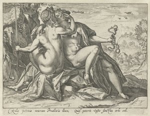 Rettferdighet og forsiktighet (Justitia / Prudentia) De forente dyder (serietittel)