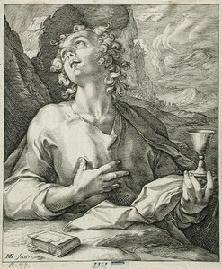 Evangelisten Johannes av Hendrick Goltzius
