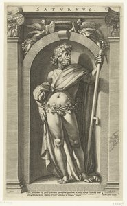 Saturn Saturn (tittel på objekt) Åtte klassiske guder (serietittel) av Hendrick Goltzius