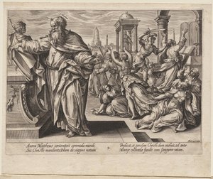 St. Matteus av Hendrick Goltzius