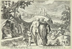 Flommen av Hendrick Goltzius