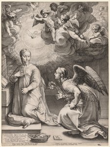 Kunngjøringen av Hendrick Goltzius