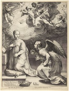 Bebudelsen av Hendrick Goltzius