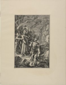 The Betrayal of Christ, plate tre fra The Passion of Christ av Hendrick Goltzius