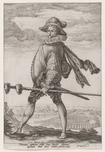 Infanteriets kaptein av Hendrick Goltzius