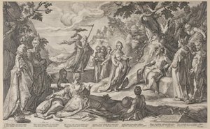Midas-dommen av Hendrick Goltzius