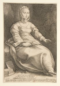 The Nine Muses: Calliope, #1 i en serie på 9 av Hendrick Goltzius