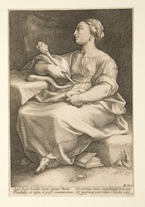 The Nine Muses: Thalia, #2 i en serie på 9 av Hendrick Goltzius