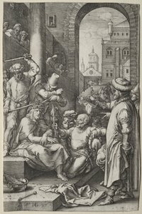 The Passion: The Crowning with Thorns av Hendrick Goltzius