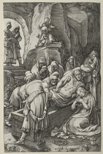 The Passion: The Entombment av Hendrick Goltzius