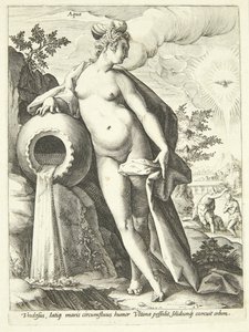 Vann (Aqua) av Hendrick Goltzius