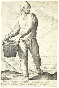 Vann (Aqua) av Hendrick Goltzius
