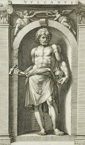 Vulkan av Hendrick Goltzius