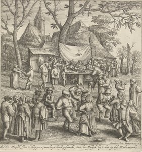 Bondens bryllup av Hendrick Hondius (I)