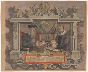 Portrett av Jodocus Hondius og Gerard Mercator av Hendrick Hondius (rejected attribution)
