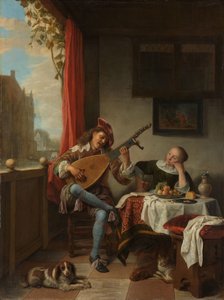 Lutenisten Lutespiller av Hendrick Martensz. Sorgh