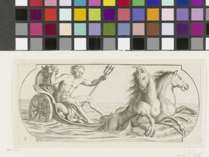 Neptun på en vogn Nouveau Livre des Dieux et Deeßes De la Marine Bouckje of Sea Gods and Goddesses (serietittel)