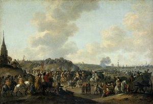 Kong Charles II av Englands avgang fra Scheveningen, 2. juni 1660, 1683 av Hendrick de Meijer