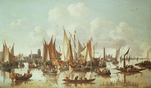 Nederlandske skip ved Dordrecht havn