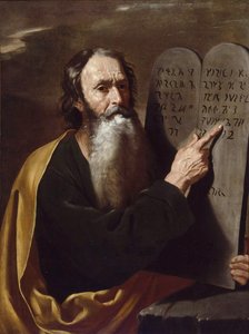 Moses par Somer (Someren), Hendrick van (1607-1656). Olje på lerret, størrelse: 94x73, ca 1638, privat samling av Hendrick van (attr.to) Somer