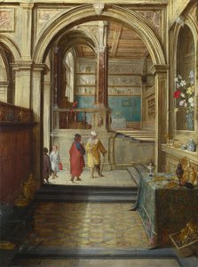 Croesus og Solon, ca. 1610 av Hendrick van Steenwyck the Younger