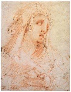 En ung kvinne Maria Magdalena, slutten av 1500-tallet eller begynnelsen av 1600-tallet av Hendrik Goltzius