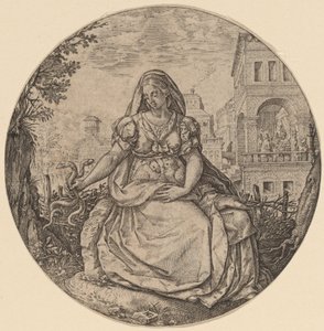 Allegori om forsiktighet av Hendrik Goltzius