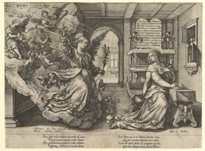 Kunngjøring, 1594. av Hendrik Goltzius