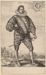 Balthasar Bathory de Somloy av Hendrik Goltzius