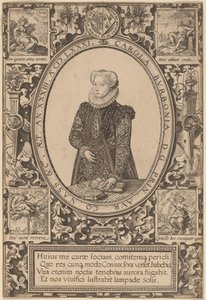 Charlotte av Bourbon av Hendrik Goltzius