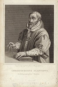 Christophe Plantin av Hendrik Goltzius