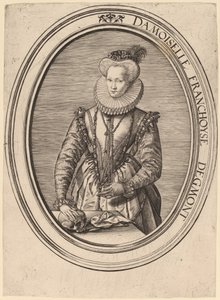 Françoise van Egmond av Hendrik Goltzius