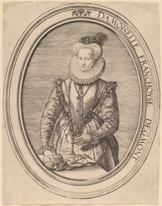 Françoise van Egmond av Hendrik Goltzius