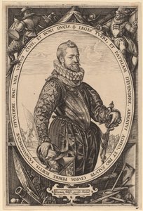 Jacques de la Faille av Hendrik Goltzius