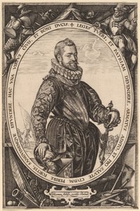 Jacques de la Faille av Hendrik Goltzius
