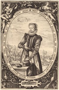 Josina Hamels av Hendrik Goltzius