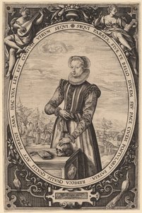 Josina Hamels av Hendrik Goltzius