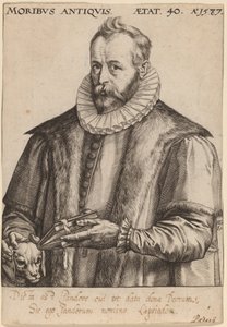 Justus Lipsius av Hendrik Goltzius